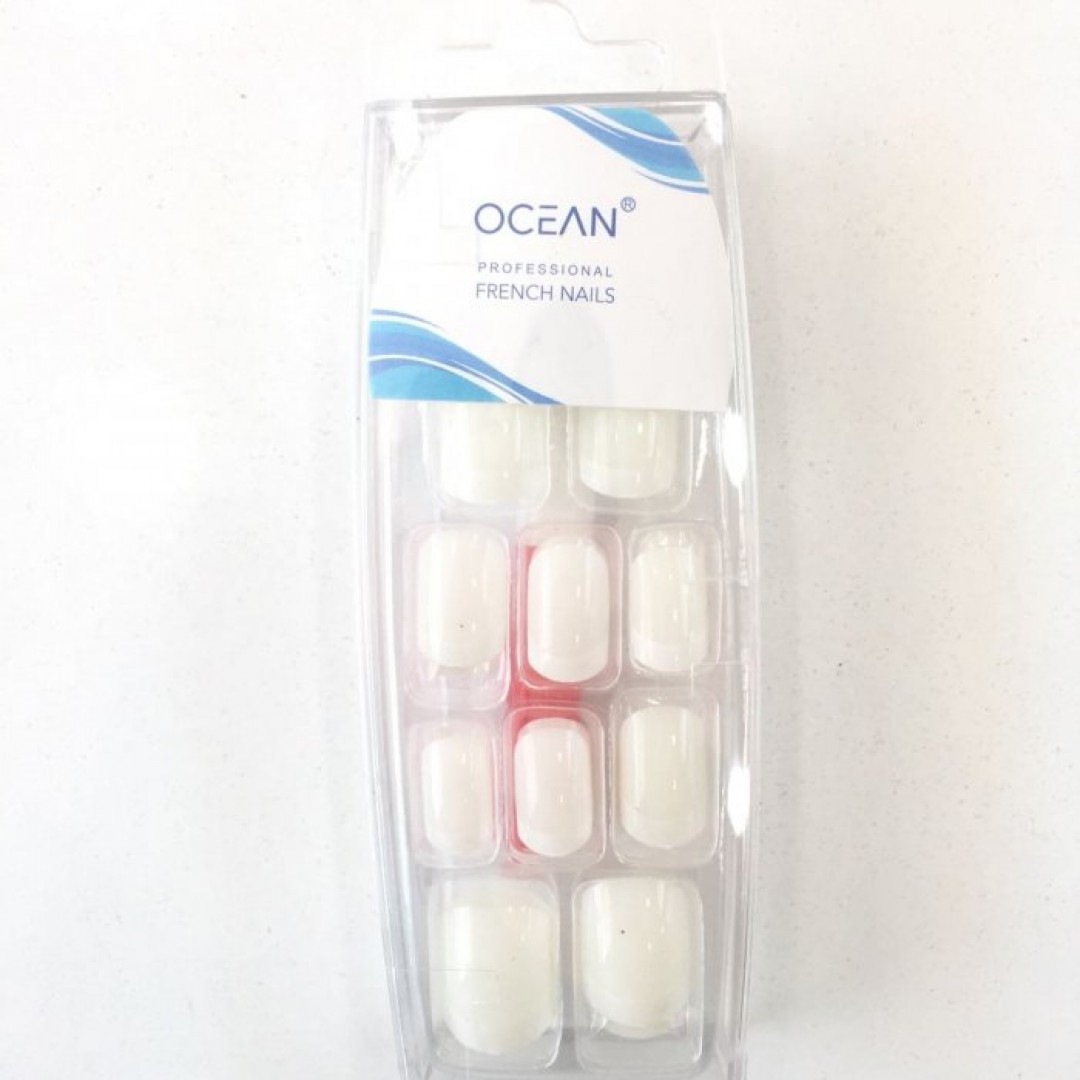 Beyaz Lüks Takma Tırnak (ince French) 245