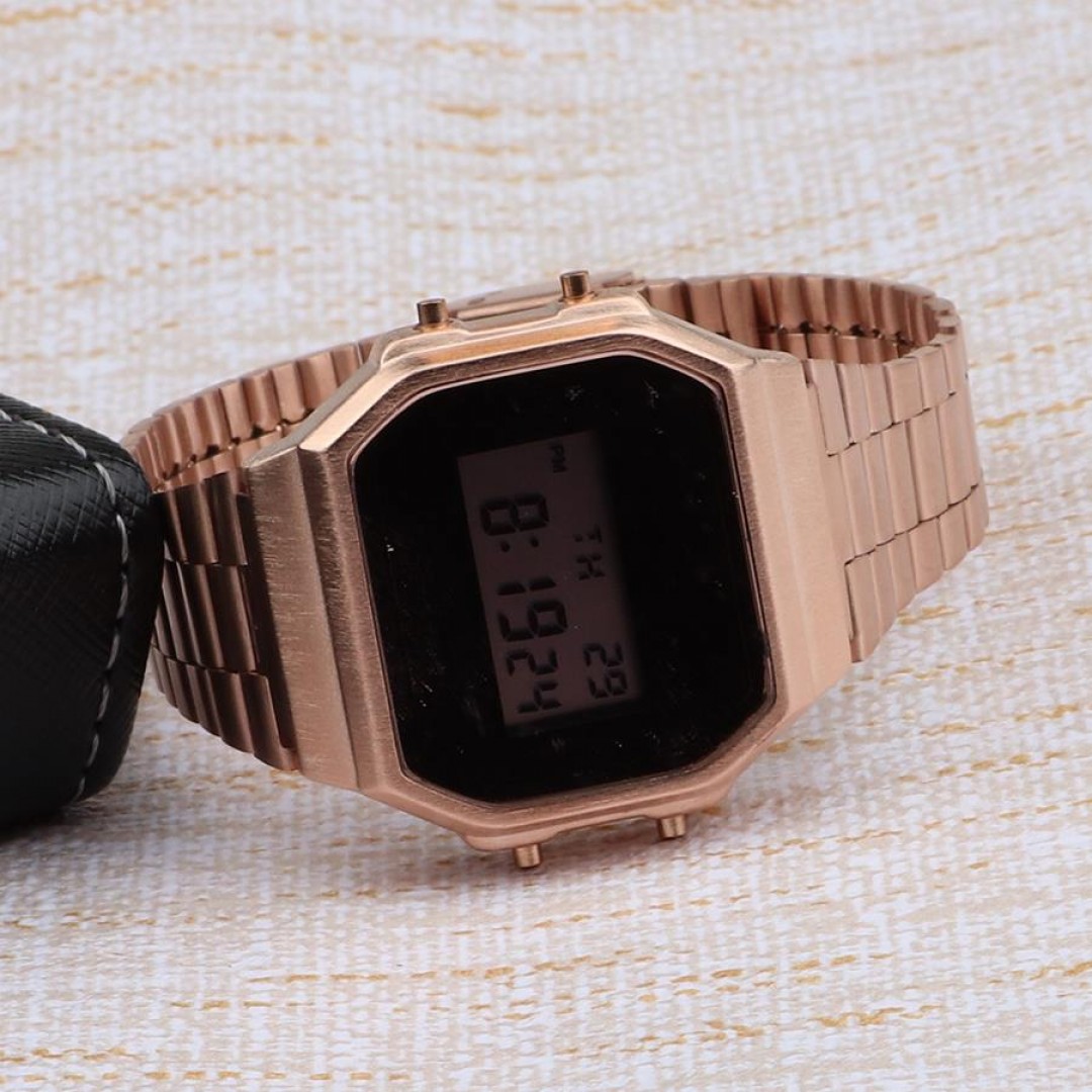 Ricardo Rose Metal Dijital Erkek Kol Saati (kutulu)