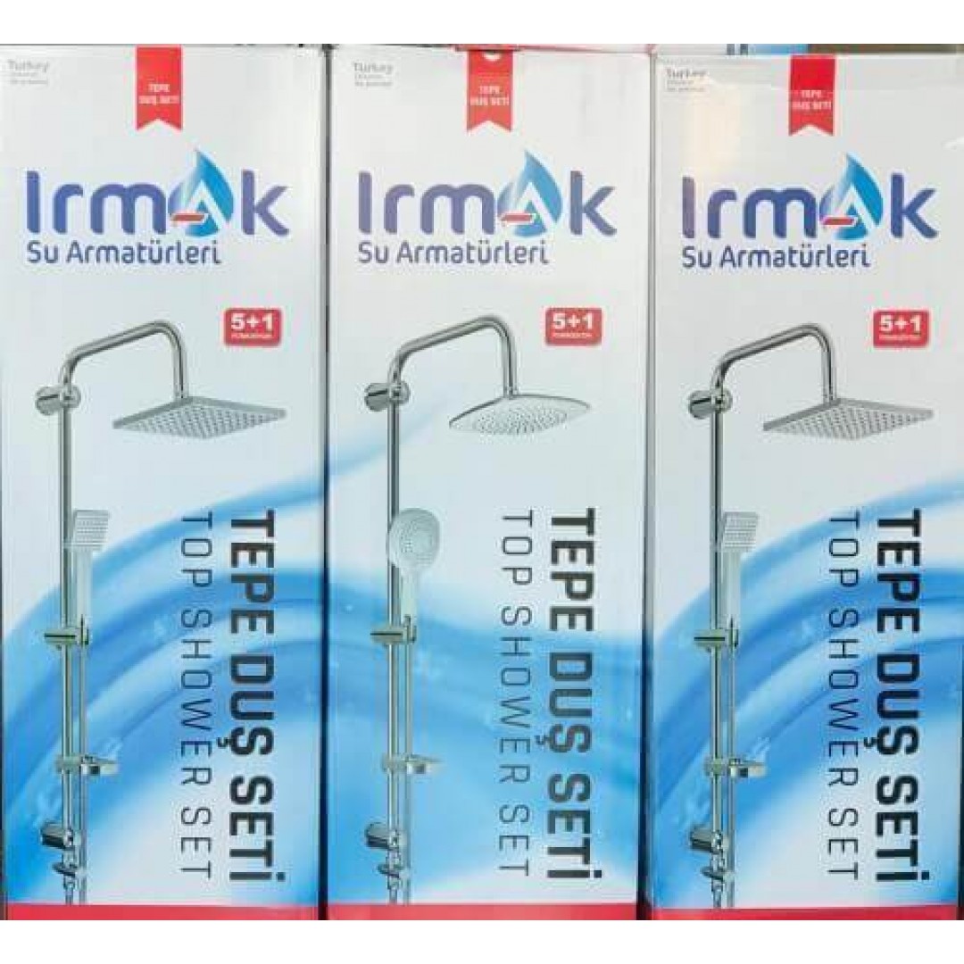 Irmak Su Armatürleri Robot Tepe Duş Seti