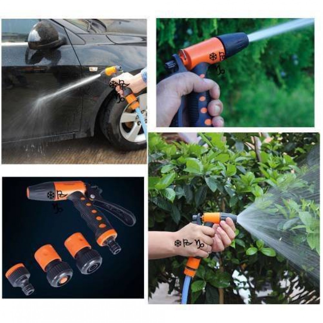 Yüksek Basınçlı Su Püskürtme Tabancası Sulama Bahçe Hortumu Tazyikli Püskürtme Sis Yağmurlama Fıskiyeli
