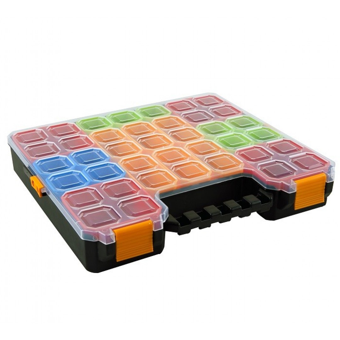 Super-bag Cube 400 21 Bölmeli Organizer Takım Çantası Vida Çivi Düğme - Asr-4022