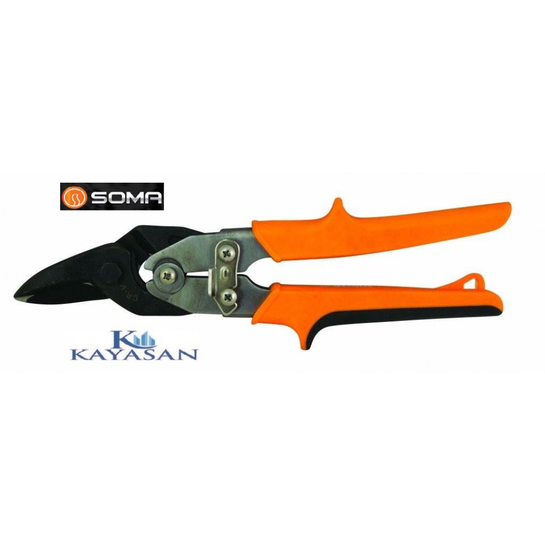 Soma 40mm Teneke Kesme Makası Mafsallı Kaportacı Makası Sol Yönlü