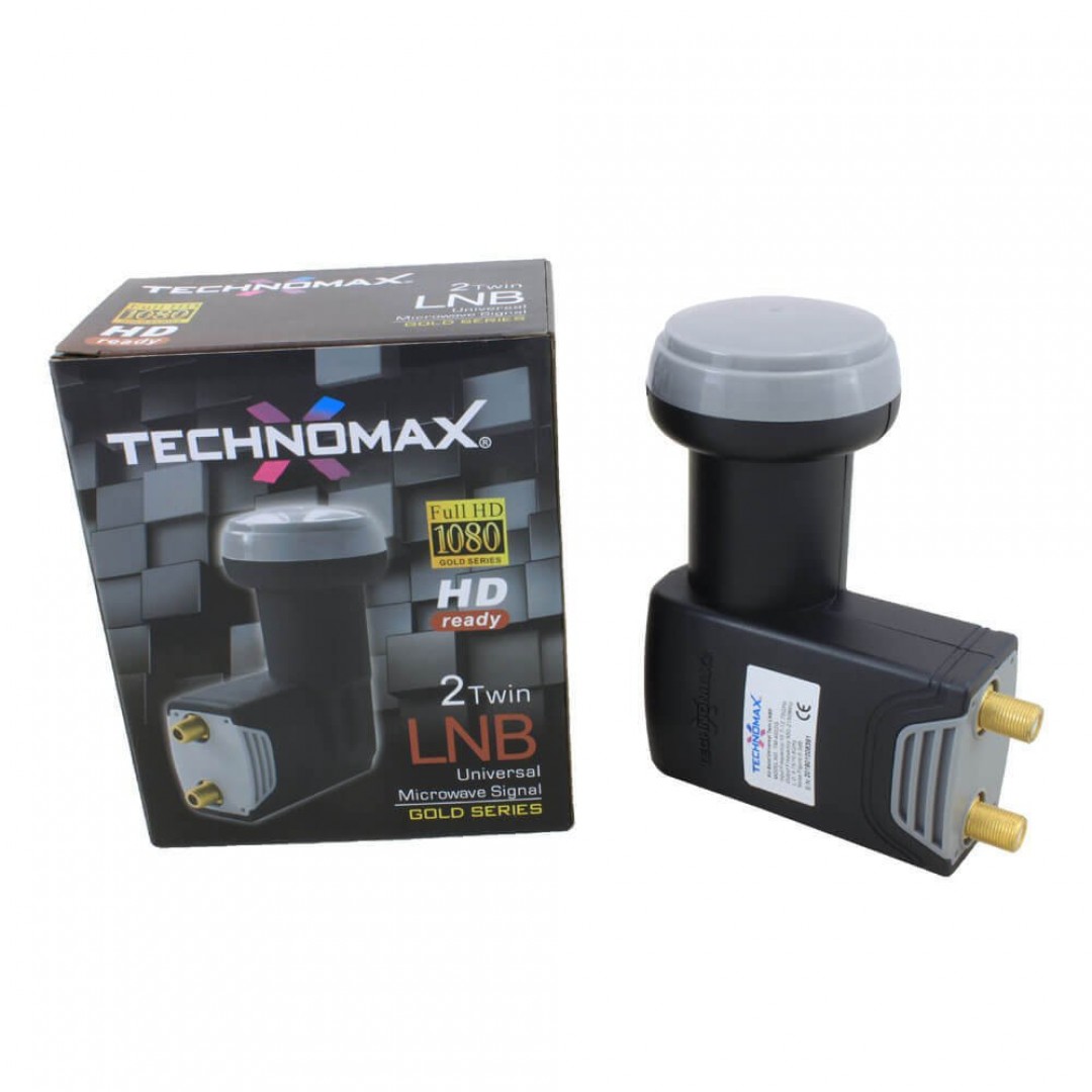 Technomax Çanak Uydu 2'li  Lnb Gold Seri Hd