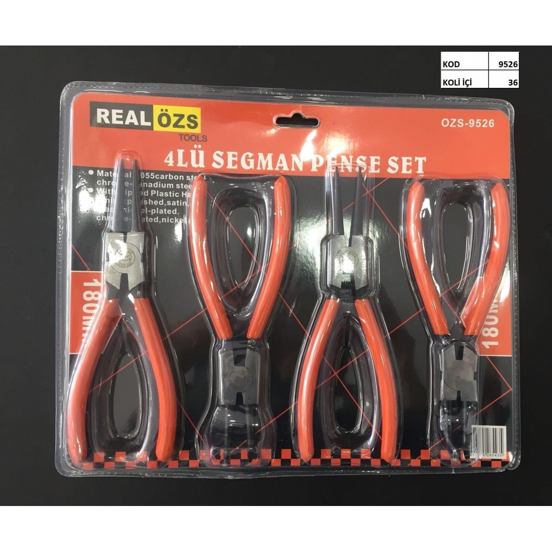 4’lü Takım Segman Pense Seti