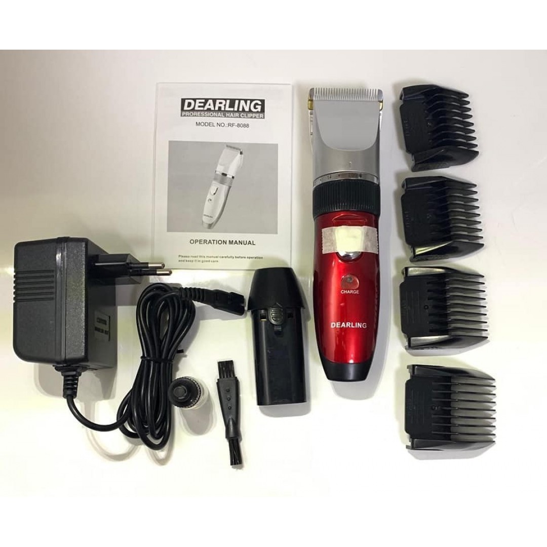 Dearling Rf-8088 Şarjlı Profesyonel Yedek Bataryalı Saç Sakal Traş Makinası
