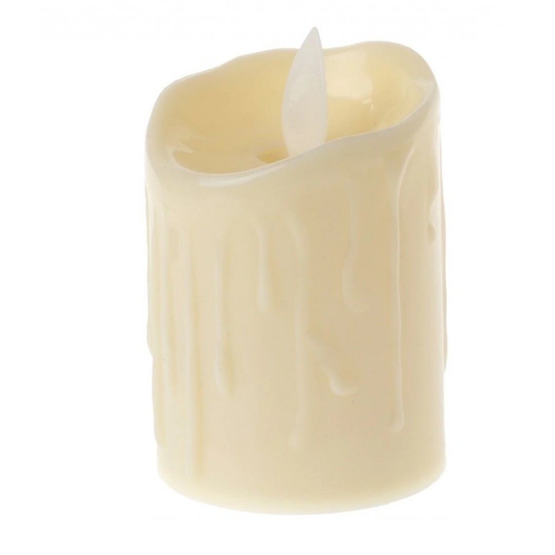 Alevli Led Mum Hareketli Alev Görünümlü Dekoratif Mum - 9cm