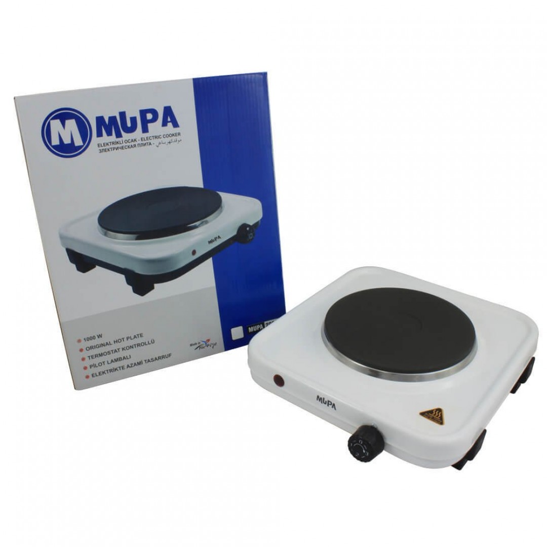 Mupa Termostatlı Tekli Elektrikli Ocak 1000w