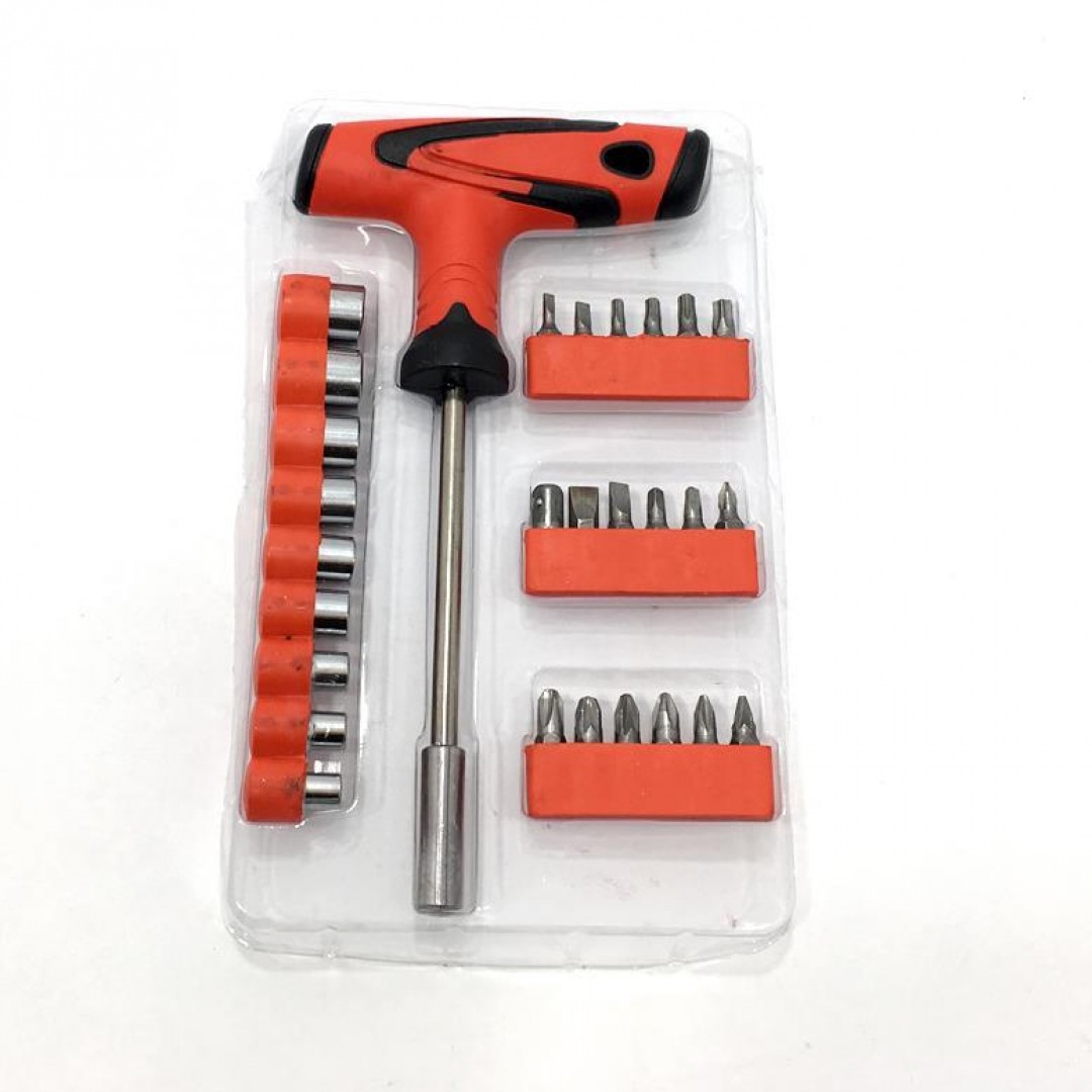 28 Parça T Alyan Bit Uçlu Tornavida Ve Lokma Seti