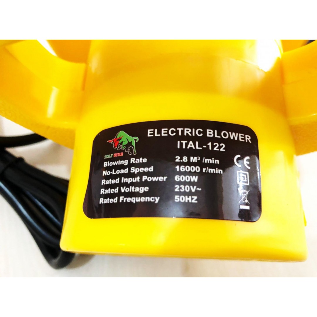 İtaly Style 6 Kademeli Hava Körüğü Hava Üfleme Makinesi 600 Watt