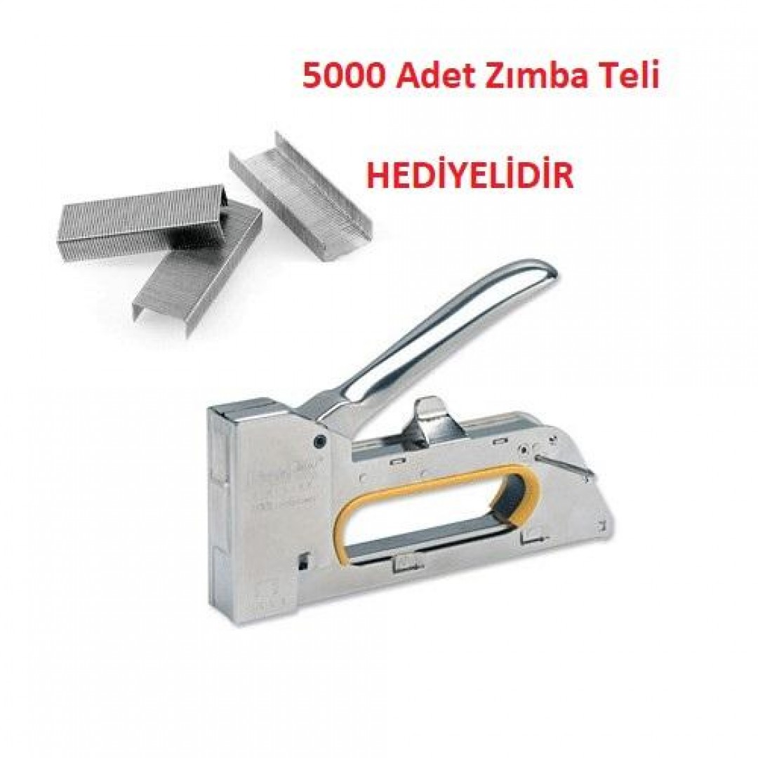 3 Fonksiyonlu Zımba Tabancası ( 200/8 - 5.000 Pcs Zımba Teli Hediye )