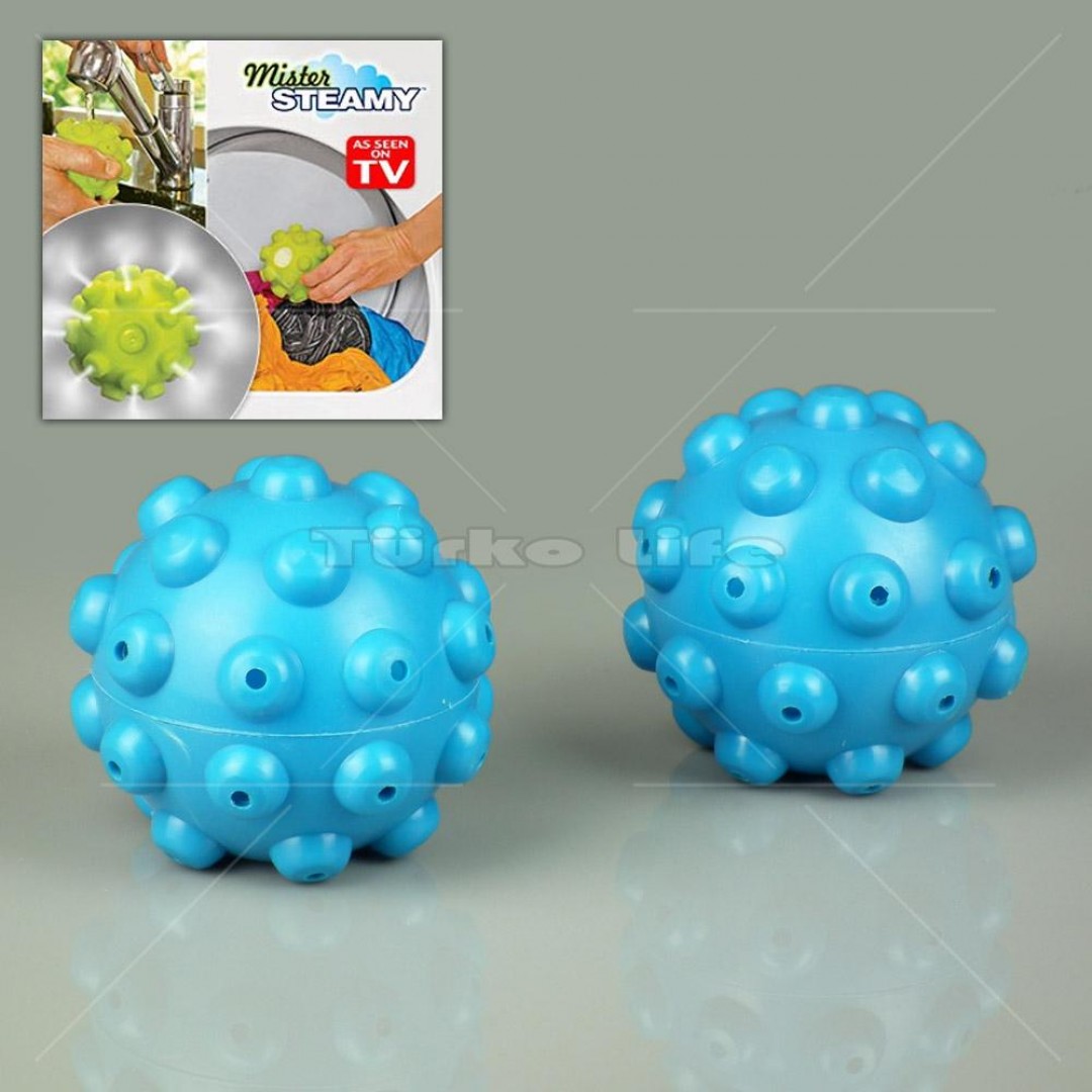 Mister Steamy Buharlı Çamaşır Kurutma Ve Ütü Topları (2'li)