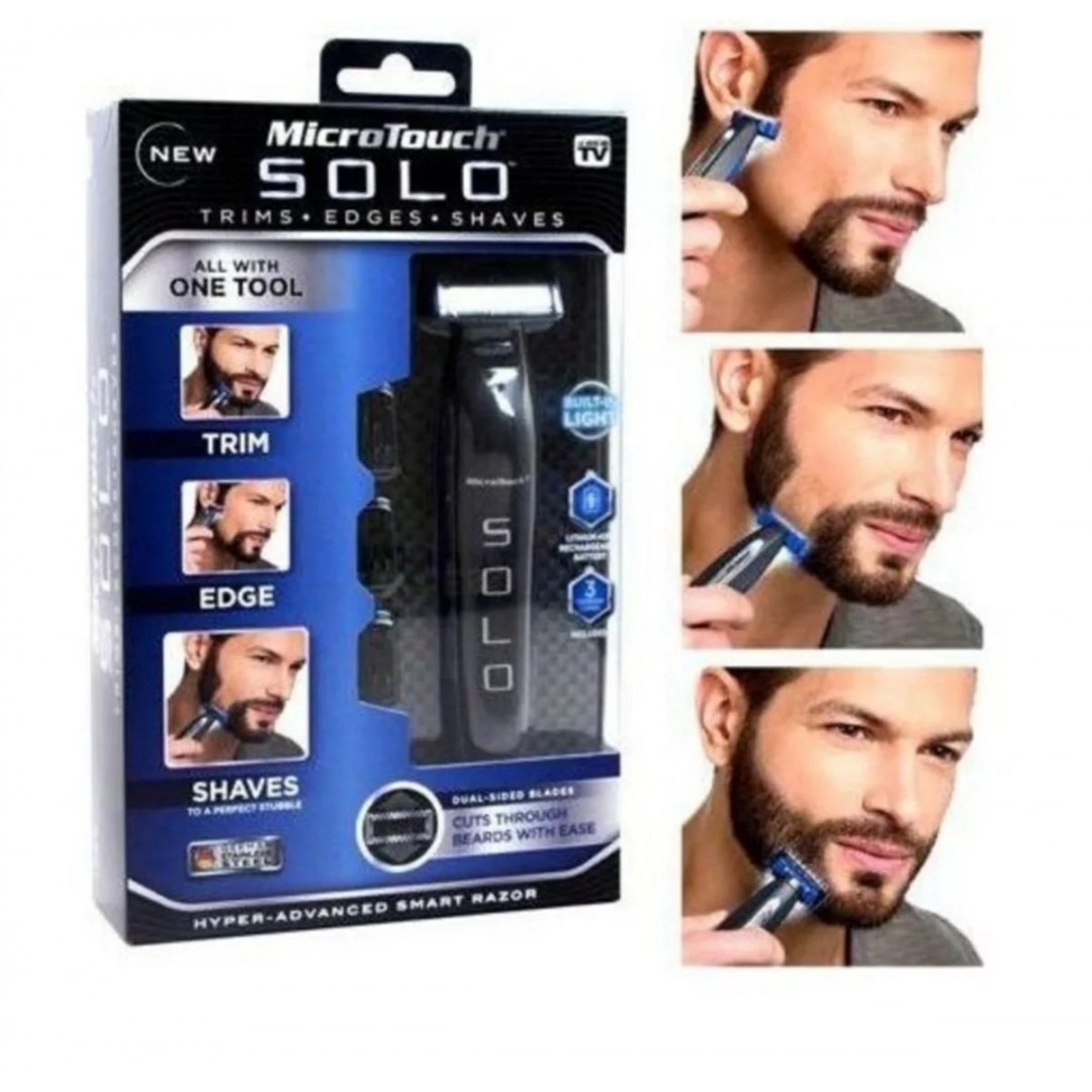 Microtouch Solo Şarj Edilebilir Kablosuz Tüm Vücut Jilet Tıraş Makinesi