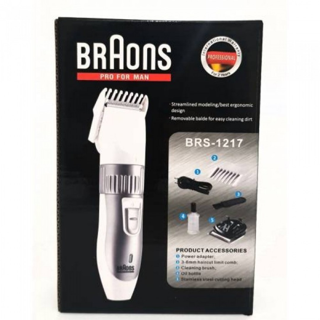 Braons Şarj Edilebilir Kablosuz Tıraş Makinesi Brs-1217