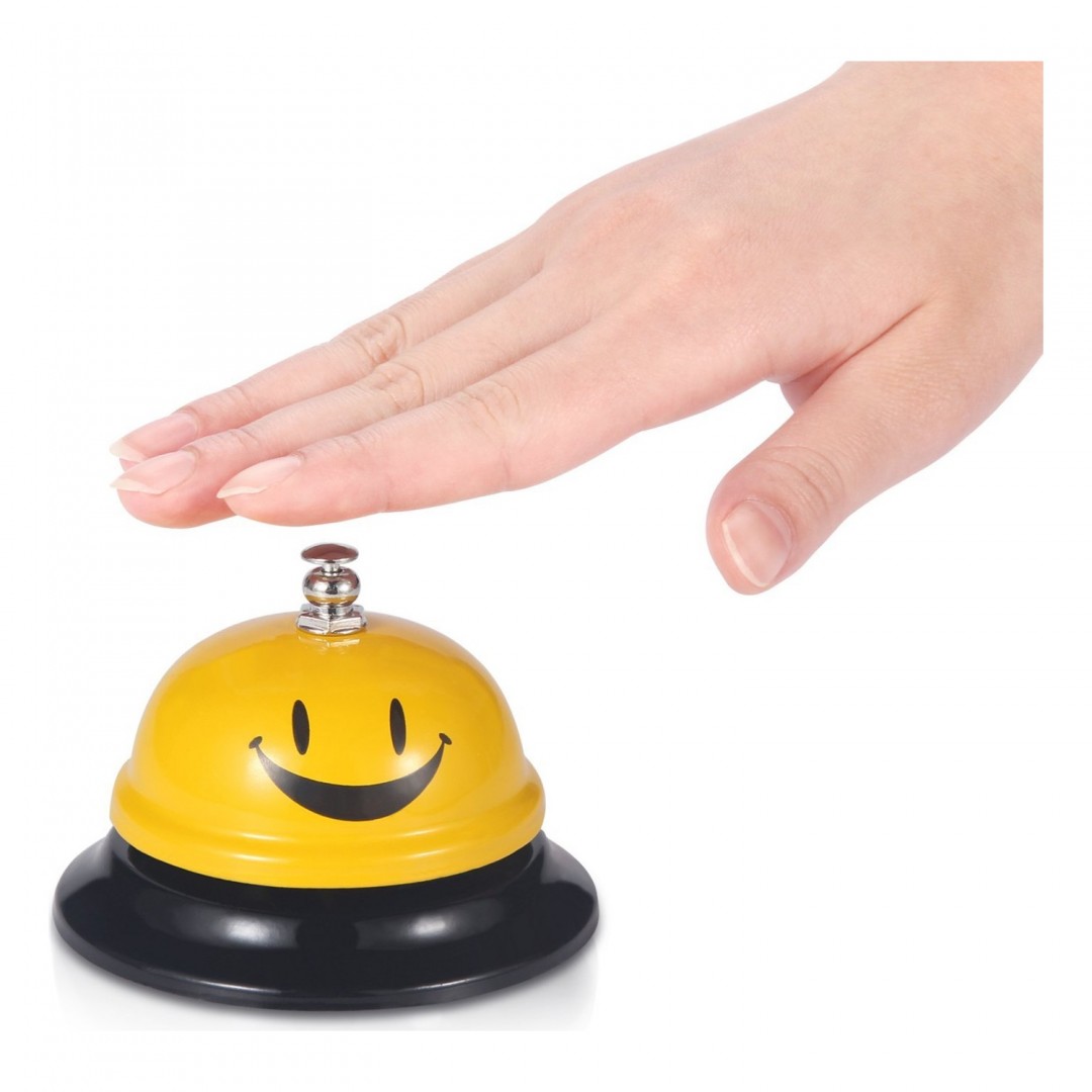 Metal Renkli Masa Otel Resepsiyon Zili