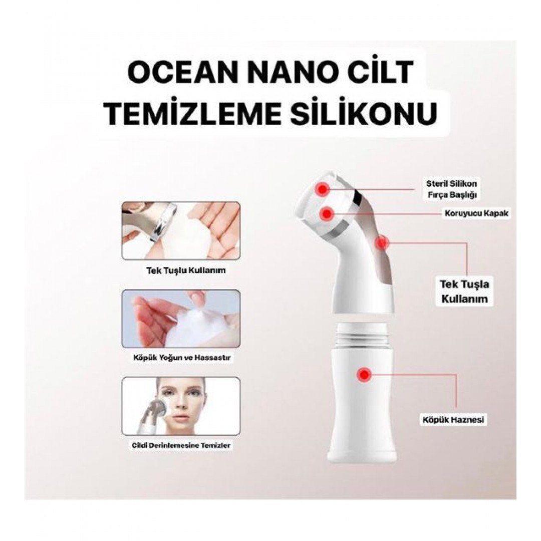 Ocean Manuel Yüz Temizleme Silikonu Cihaz
