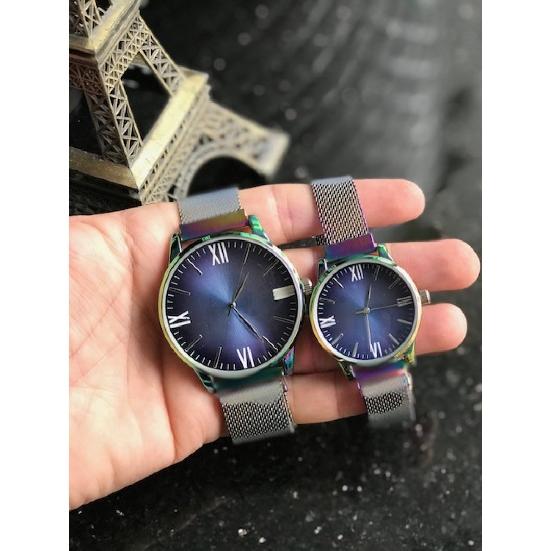 Milano Watch Çift Sevgili Unisex Hasır Kordon Saat (kutulu)