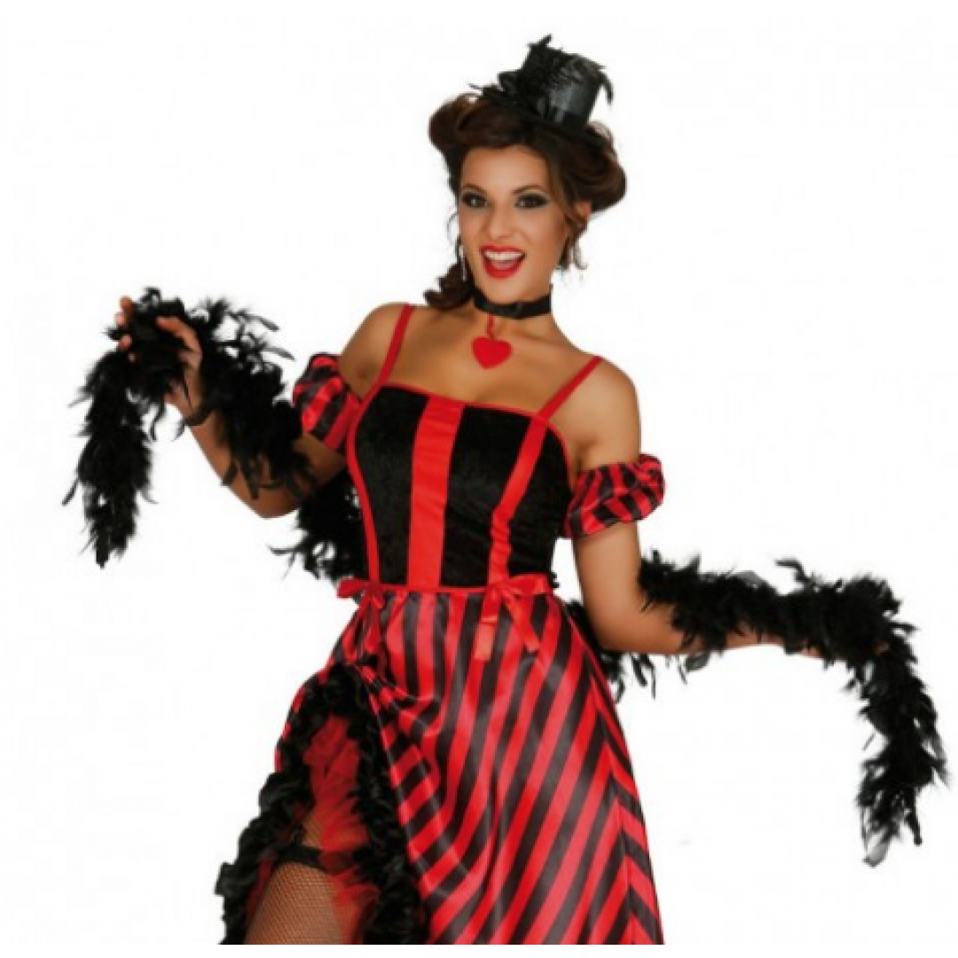 Siyah Renk Tüylü Otriş Tüy Boa Kalın