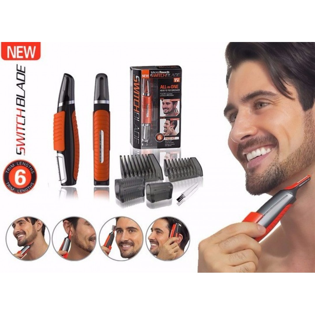 Switch Blade Profesyonel 6 Parça Pilli Tıraş Makinesi