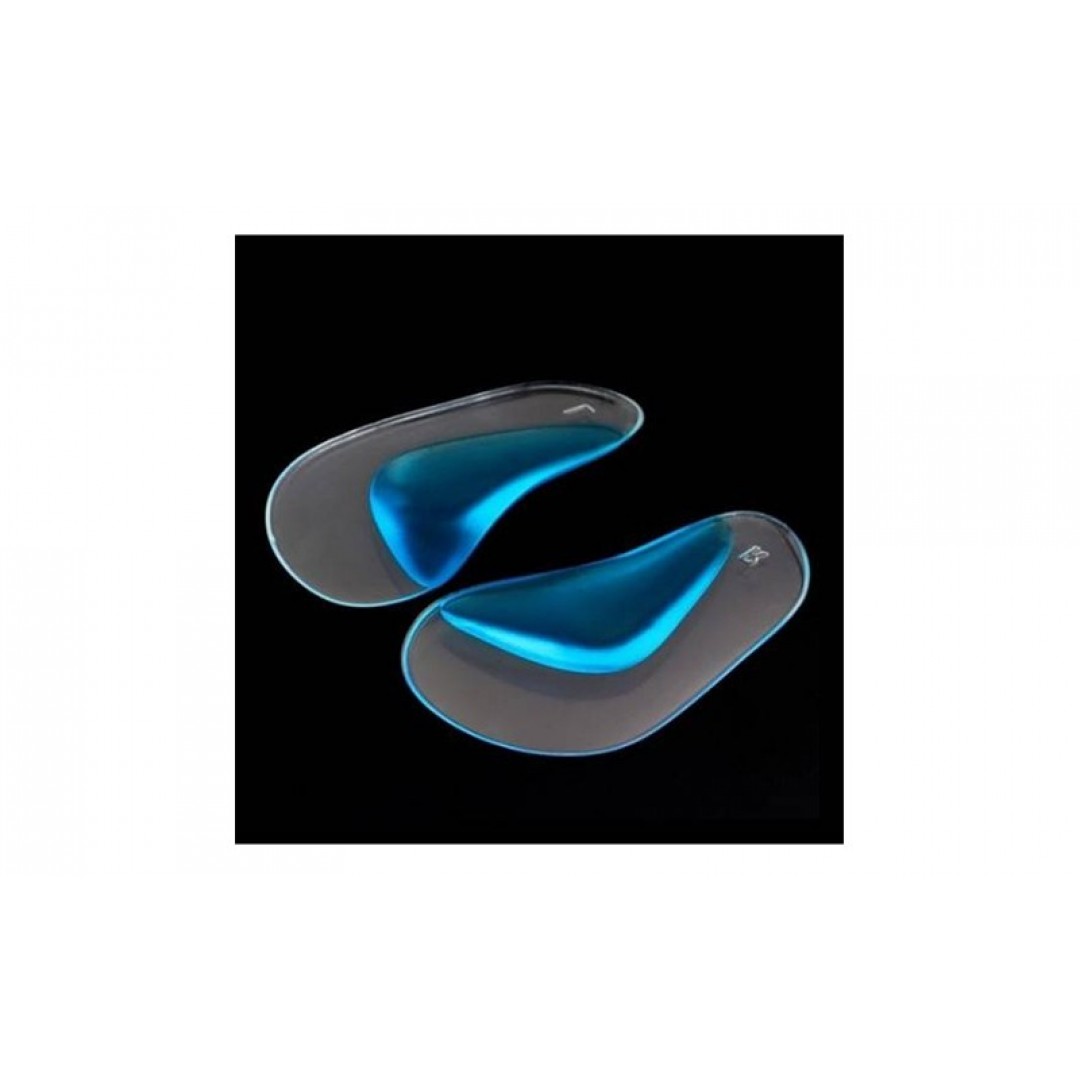 Silikon Ayak Tabanlık İçe Basma Önleyici Mavi