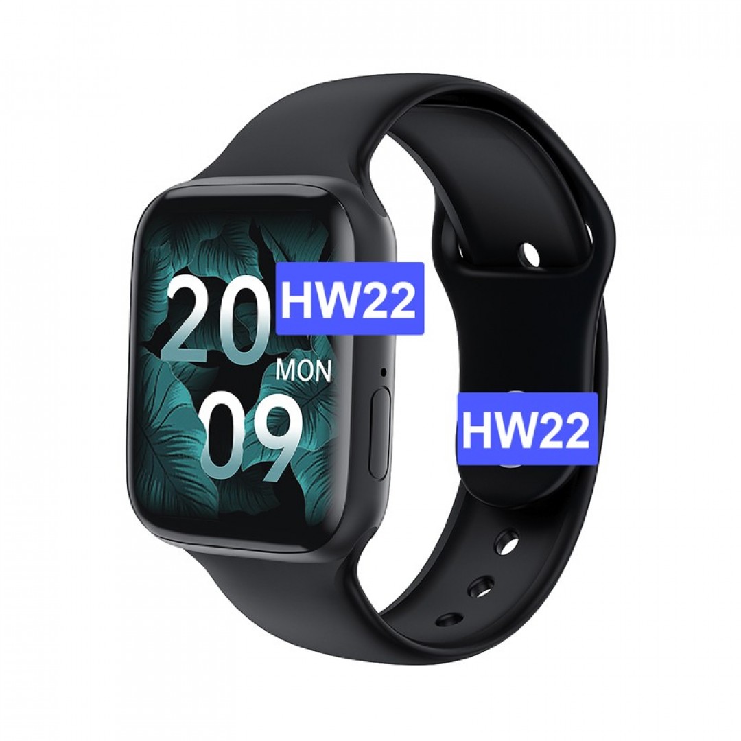 Hw22 Smart Watch Dokunmatik Bluetooth Nabız Ölçme Sporcu Özellikli 1.75 Inç Akıllı Saat (siyah)
