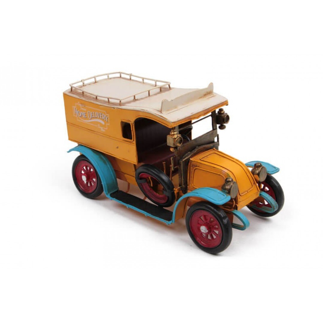 Nostaljik Vintage Eskitme Tarz Dekoratif Metal Ford Classic Coupe