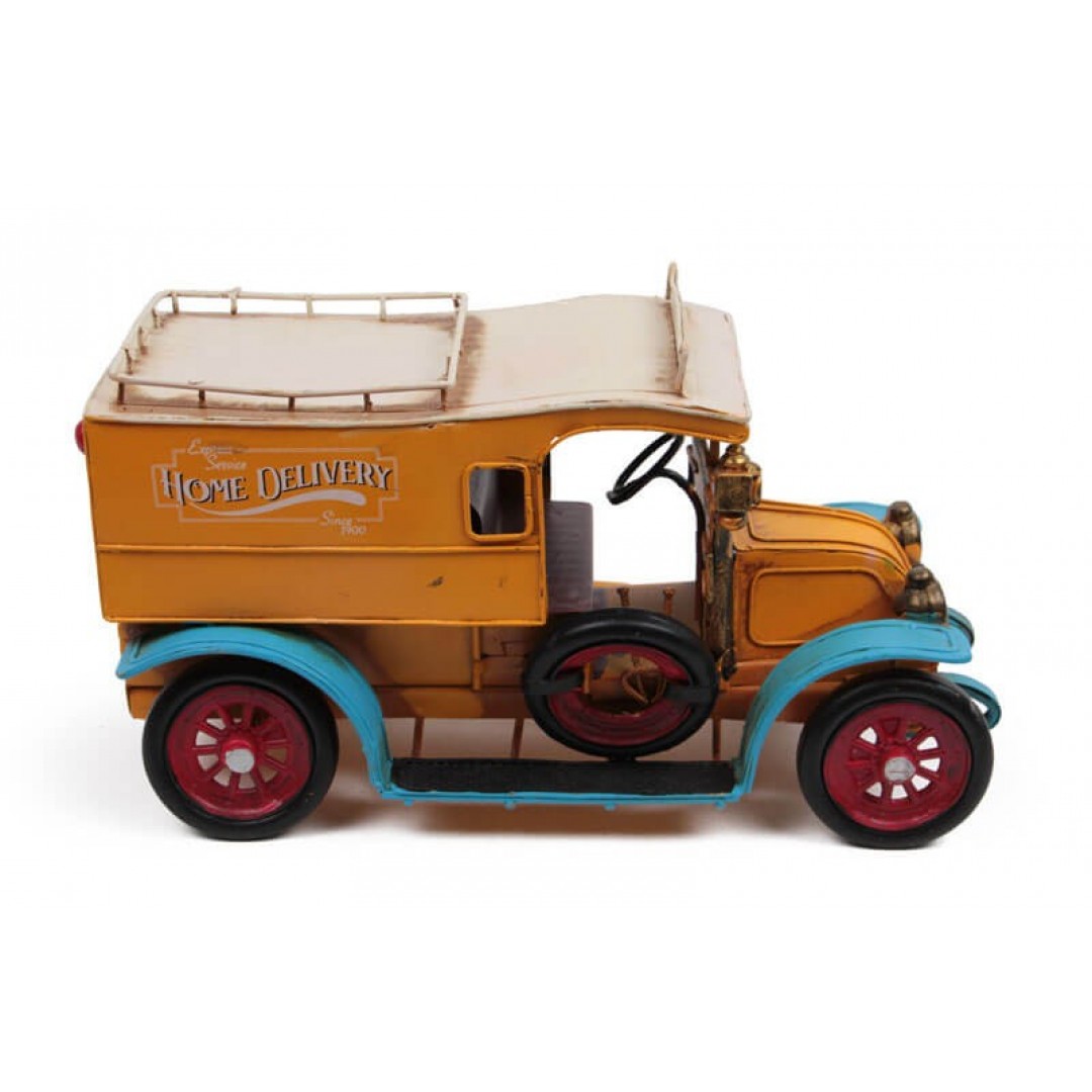 Nostaljik Vintage Eskitme Tarz Dekoratif Metal Ford Classic Coupe