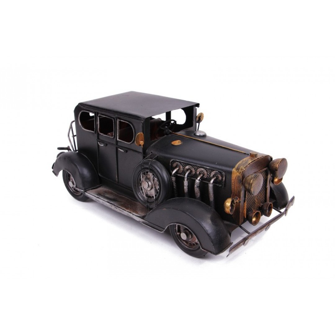 Nostaljik Vintage Eskitme Tarz Dekoratif Metal Bentley Klasik Araç