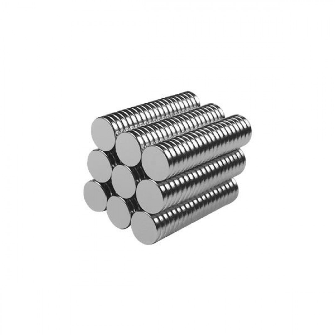 15x5mm Neodyum Mıknatıs -50 Adet Yuvarlak Güçlü Neodyum Mıknatıs