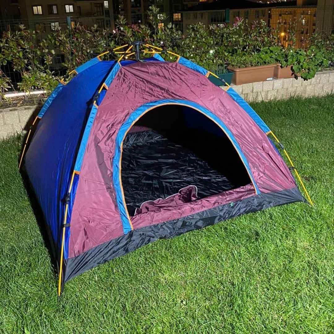Otomatik Kurulumlu Kamp Çadırı 4-5 Kişilik (200x200)