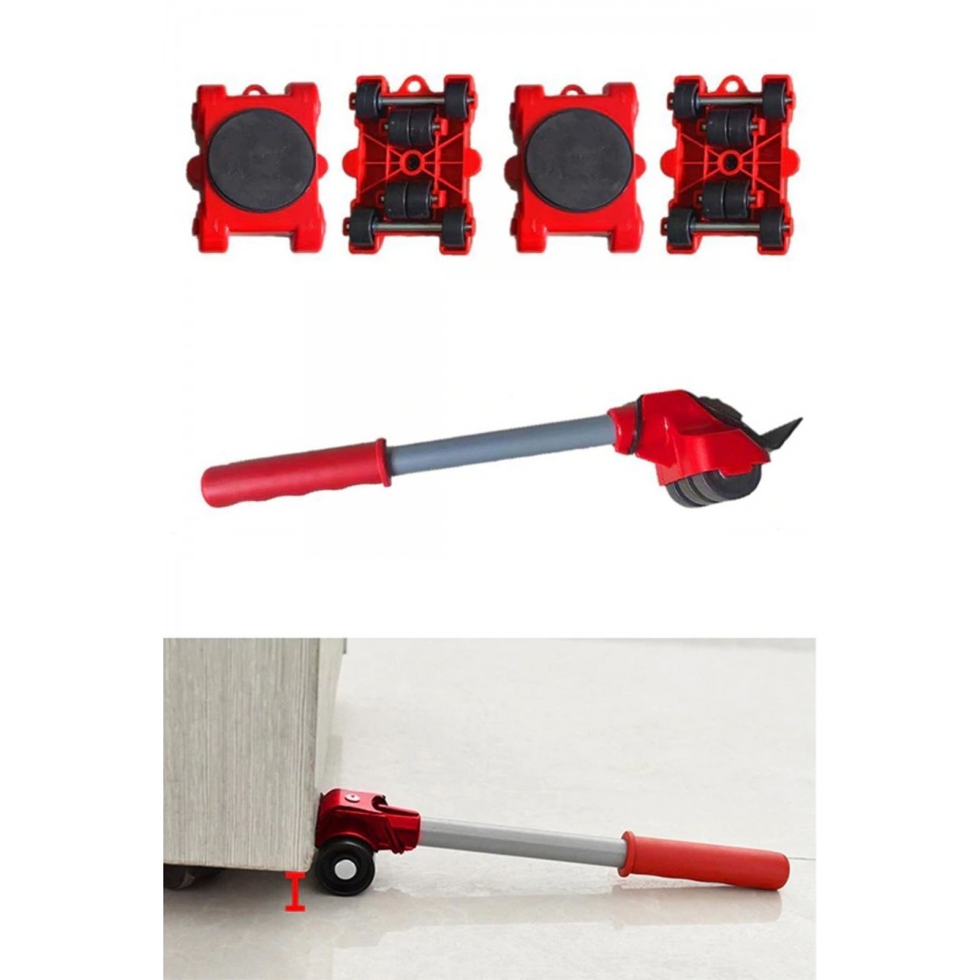 Pratik Tekerlekli Basit Pratik Ağır Beyaz Eşya Mobilya Taşıma Kaydırma  Aleti Aparatı Seti