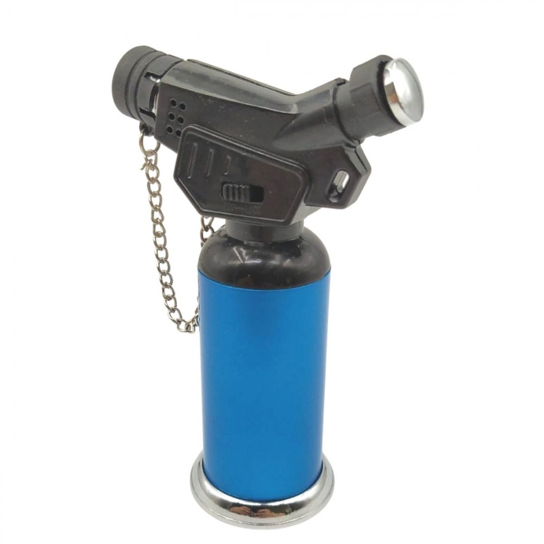 Metal Boş Gaz Hazneli Doldurulabilir Taşınabilir Küçük Torch Alevli Çakmak Pürmüz