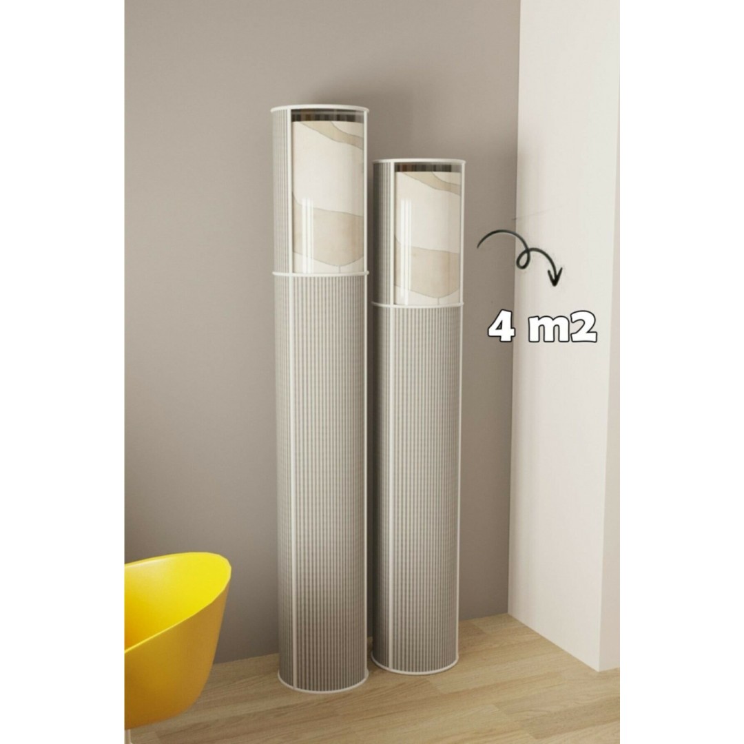 6 Lı Hava Geçiren Özellikli Pvc Pencereli Halı Kılıfı Hurcu (4 M2)