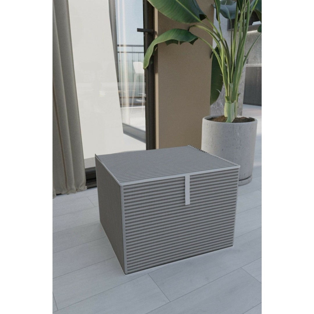 Çok Amaçlı Düzenleyici Kutu Organizer Cırt Cırtlı Hurç Maxi Boy 30cm X 40cm X 50cm (5 Adet) 7644