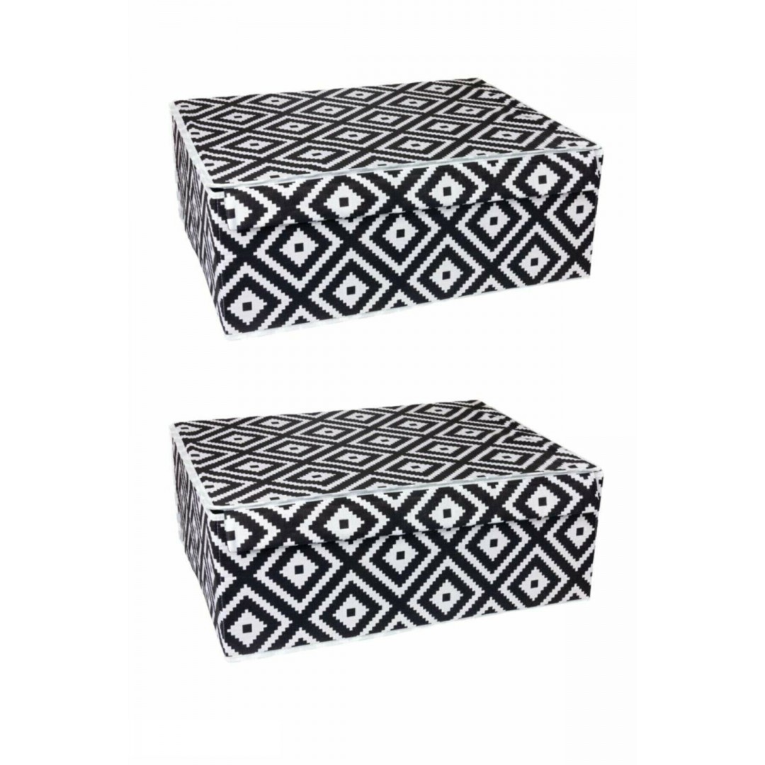 Baza Altı Boy Çok Amaçlı Düzenleyici Kutu Organizer Cırt Cırtlı Hurç 19cm X 40cm X 50cm (5 Adet)