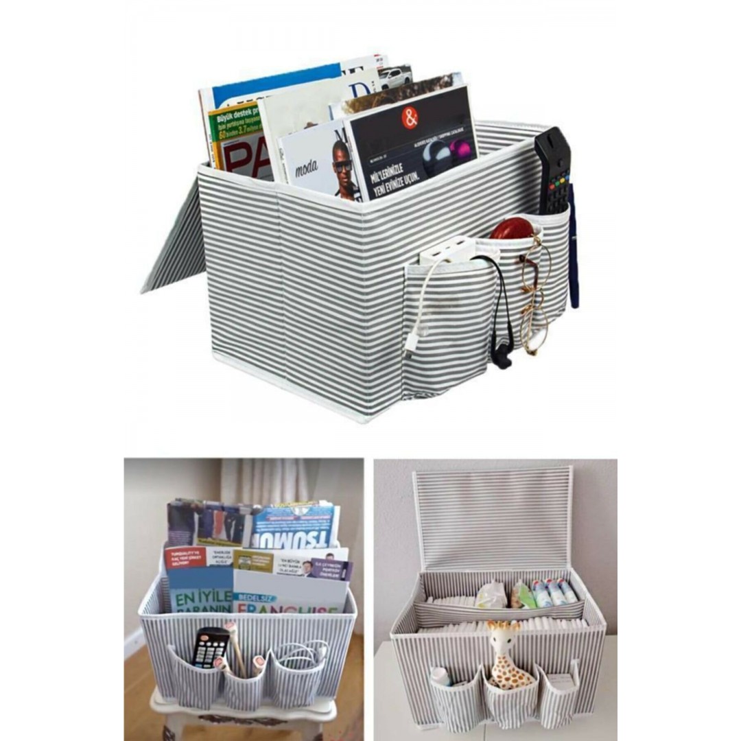 Kullanışlı Başucu Düzenleyici Çok Amaçlı Düzenleyici Organizer Hurç Kutu