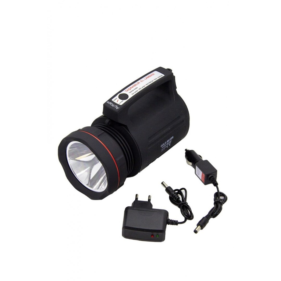 Gold Sılver Gs-8006 5000 Metre Işık Uzantılı 15 Watt Su Geçirmez Projektör