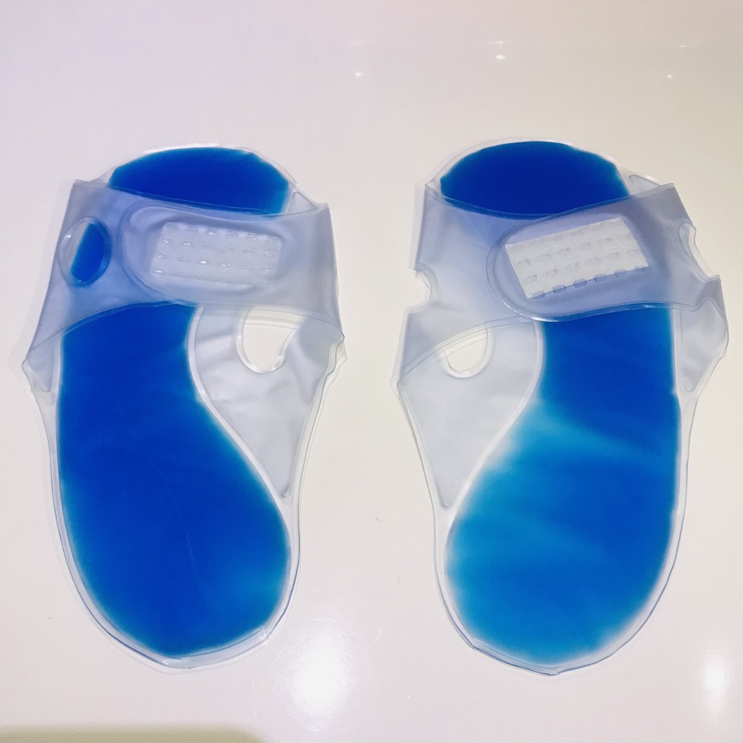 Jel Buz Paketi Soğutma Isıtma Ayak Taban Maskesi Yastık Rahatlatıcı Ayak Taban Torbası