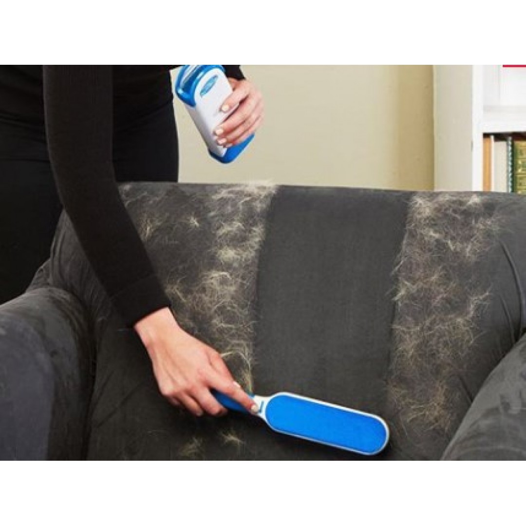 Tüy Toz Temizleyici Fırça Seti 2li Mavi