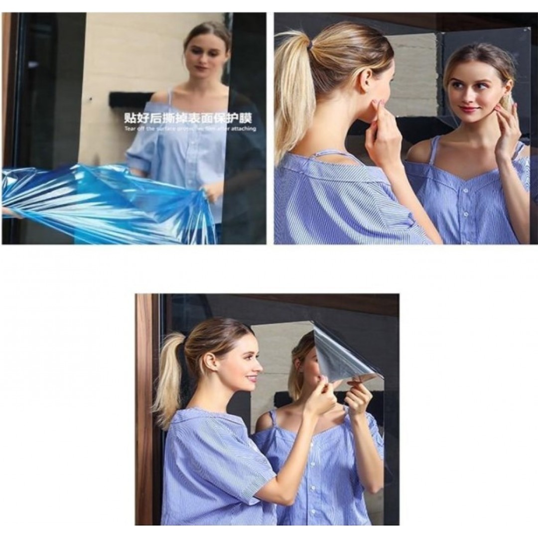 Yapışkanlı Folyo Ayna 100 X 50 Cm