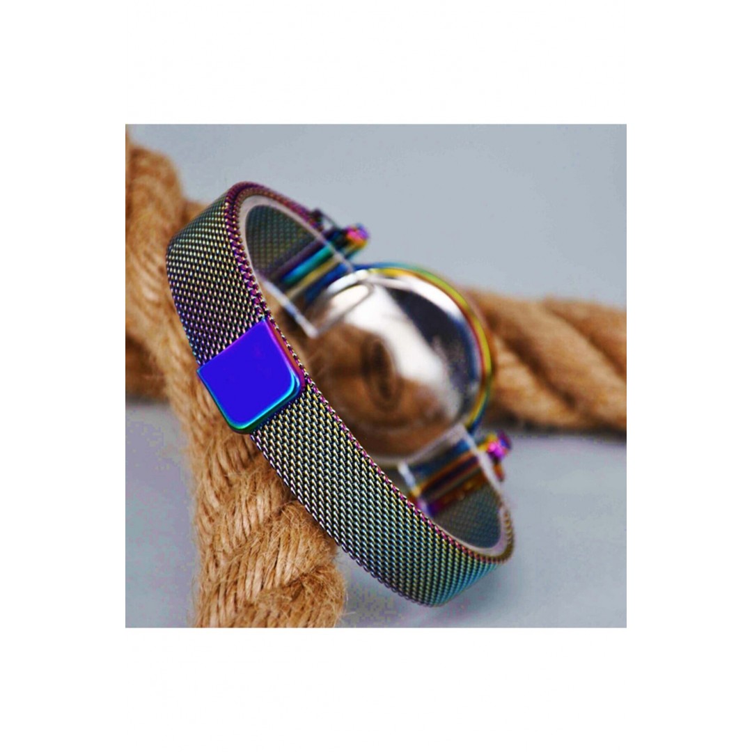 Monaliza Dokunmatik Led Ekran Mıknatıslı Kordon Bayan Kol Saati (kutulu)