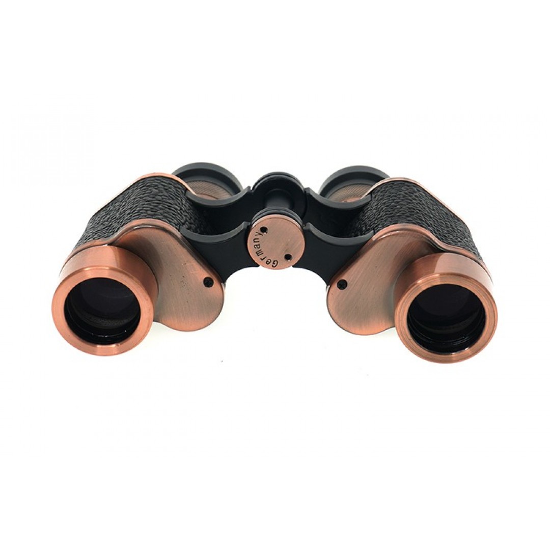 6x24 Orjinal Deri Çantalı Prinç Kaplama Subay Dürbünü – Su Geçirmez – Artıkıl Özellikli Rus Malı – 1000m/86m