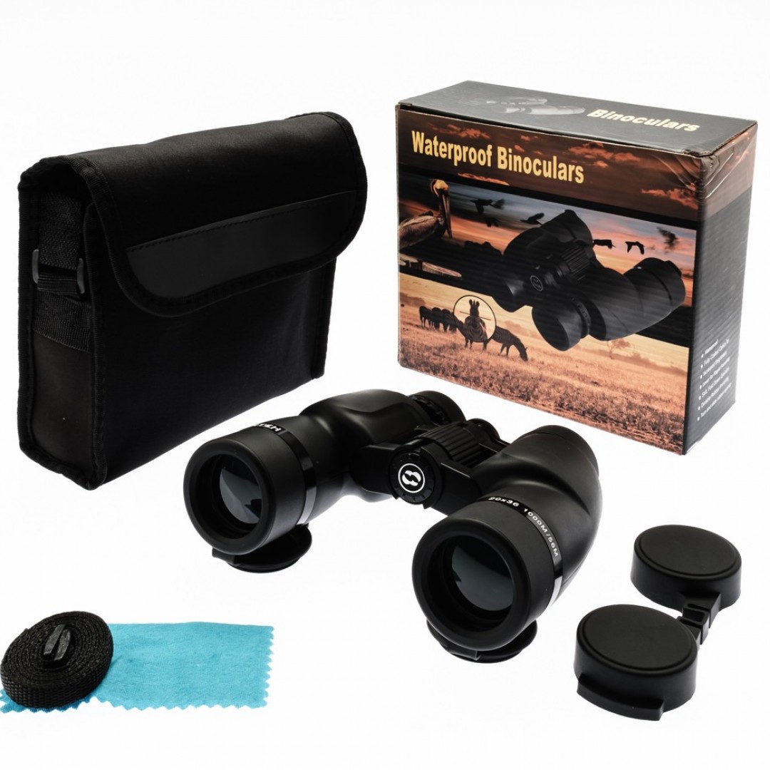 Mentch 20x36 Su Geçirmez El Dürbünü Geniş Ön Mercek – 1000m /56m – Siyah