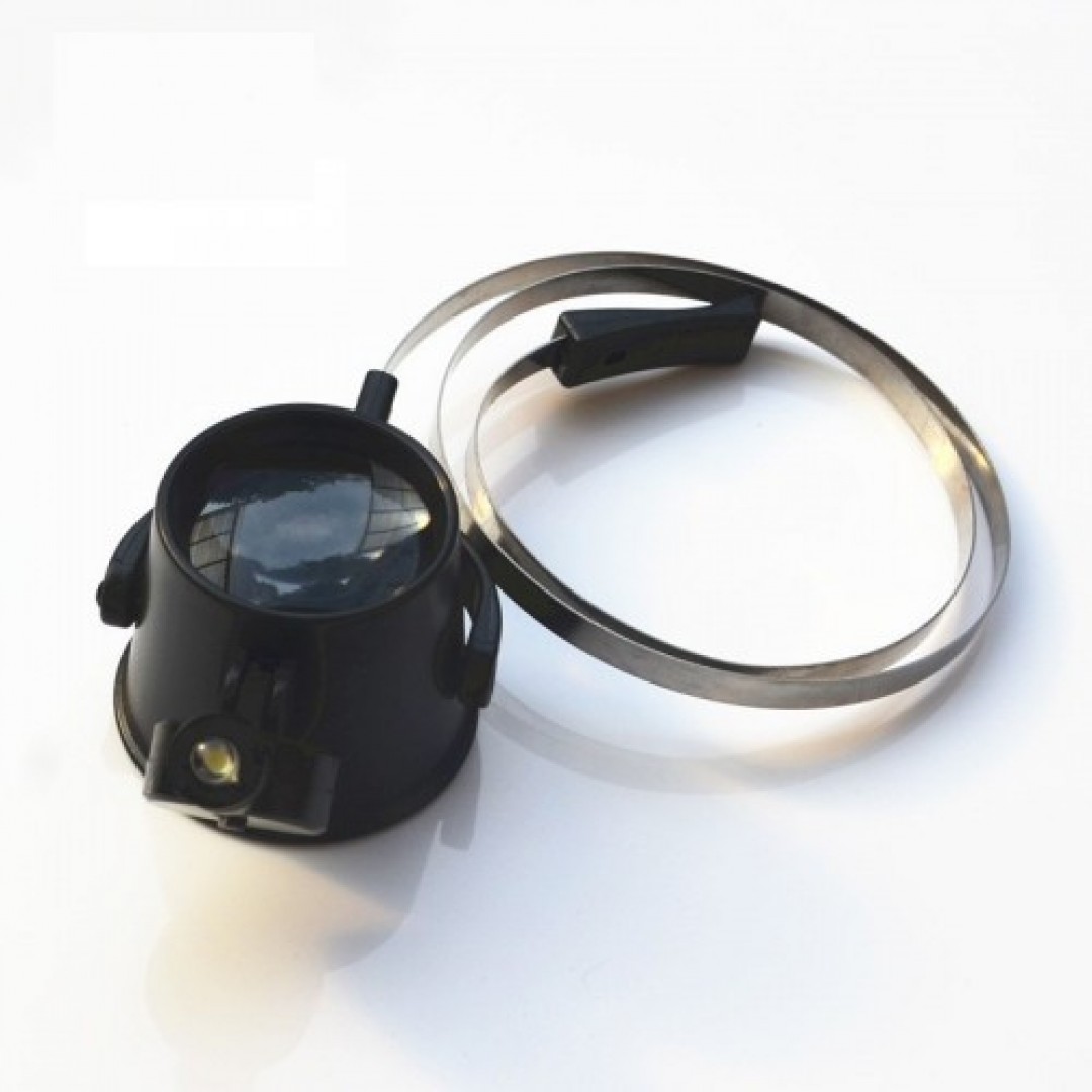 Saat.ve Elektronik Onarım Için Göze Kelepçeli Takılan Büyüteç 15x