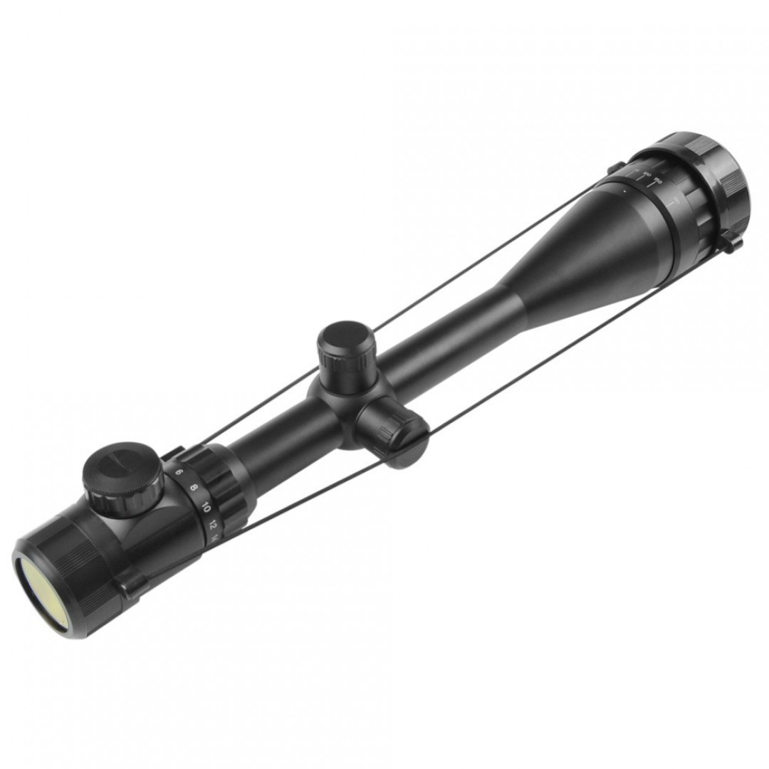 416x50 Aoeg Zoomlu Tüfek Dürbünü Çift Işıklı Kırmızı,yeşil Kaynaklı Avcılık Dürbün