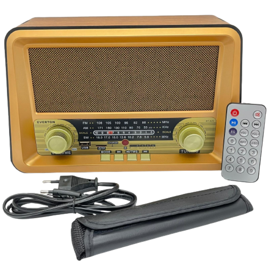 Everton Rt-825bt Usb/sd/fm/bluetooth Destekli Kumandalı Nostaljik Radyo