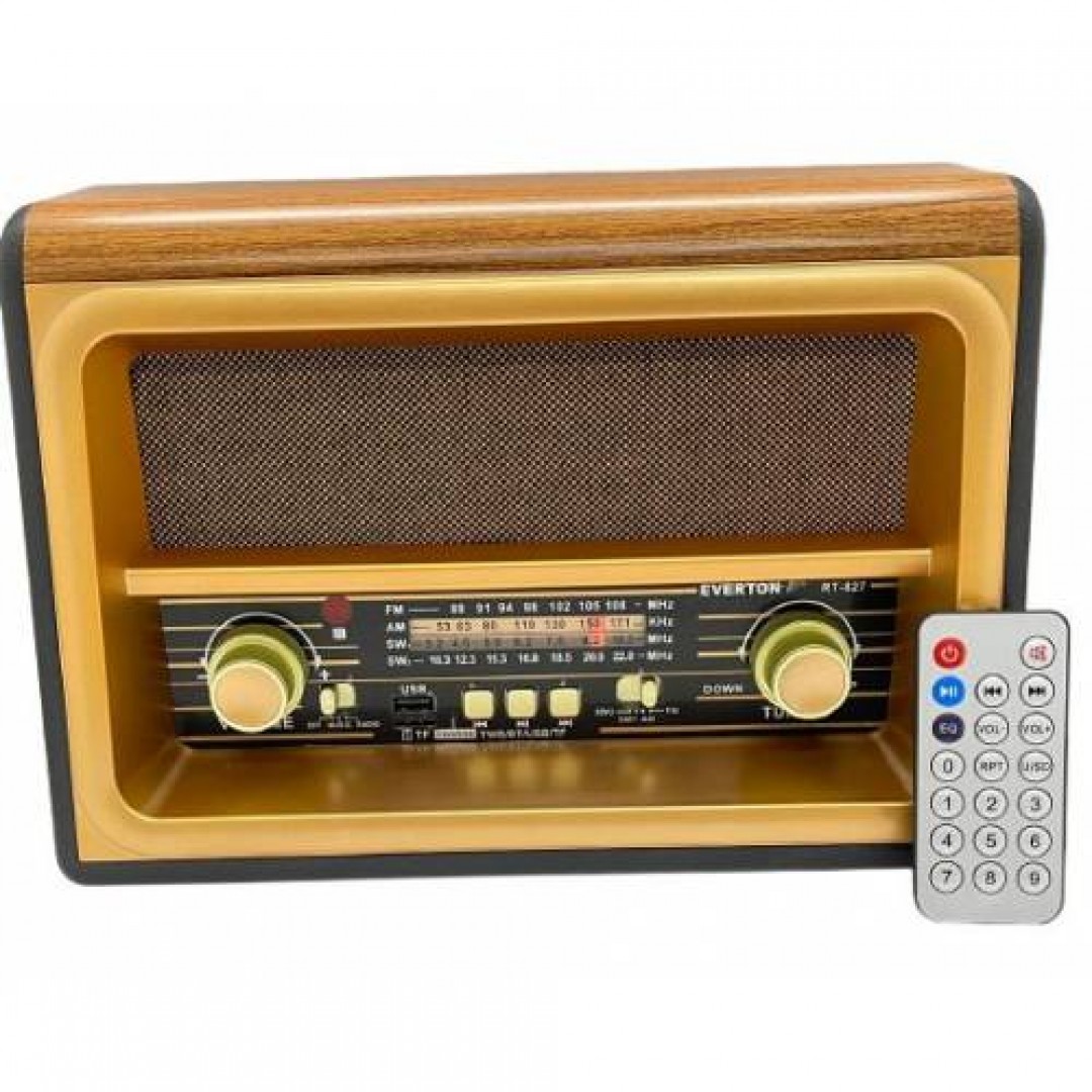 Everton Rt-827bt Usb/sd/fm/bluetooth Destekli Kumandalı Nostaljik Radyo