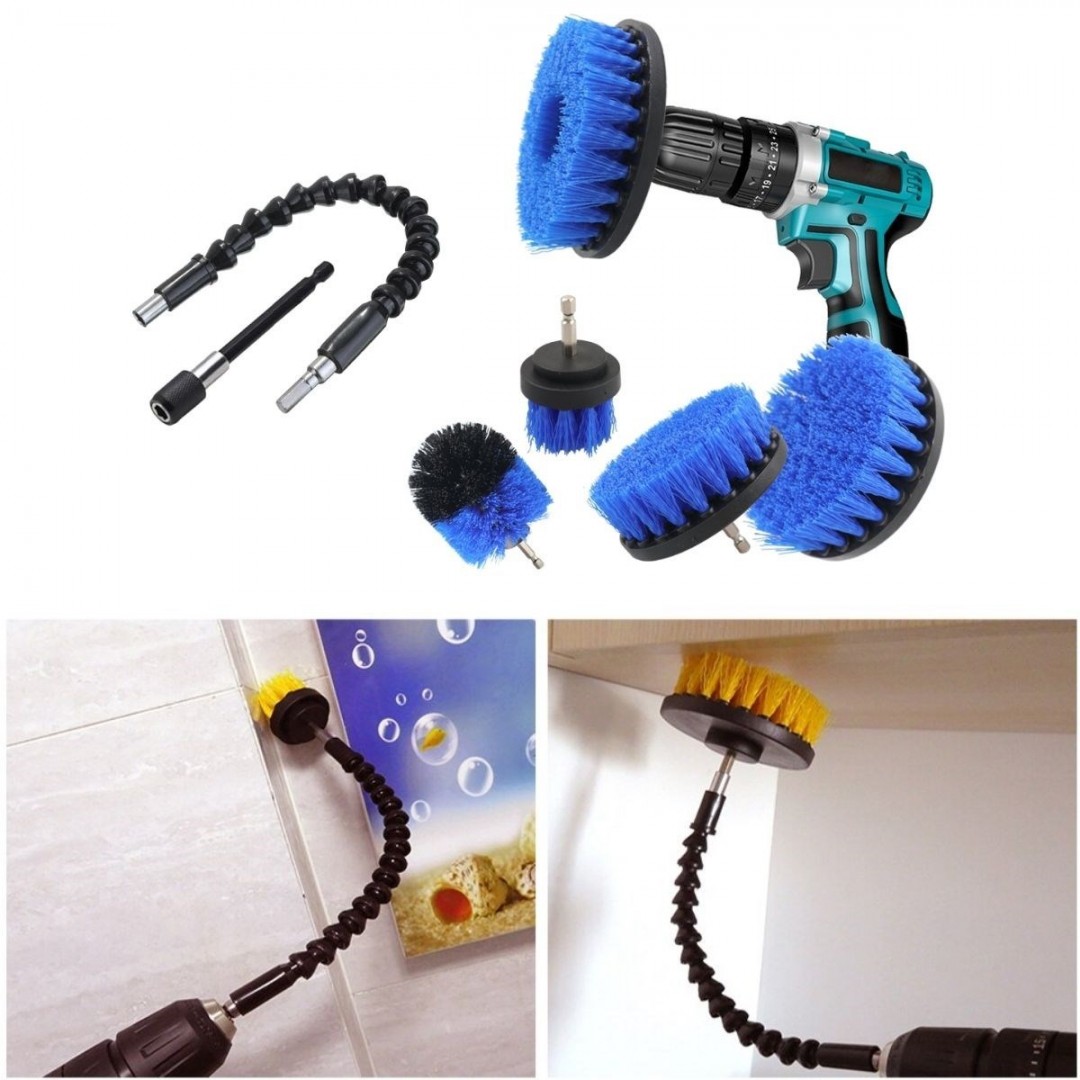 Pratik Matkap Ucuna Takılan Temizleme Fırçası (6 Parça)