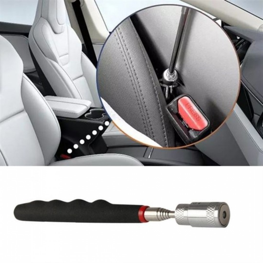 Teleskopik Saplı Uzayabilen Mıknatıs Uçlu Işıklı Çubuk