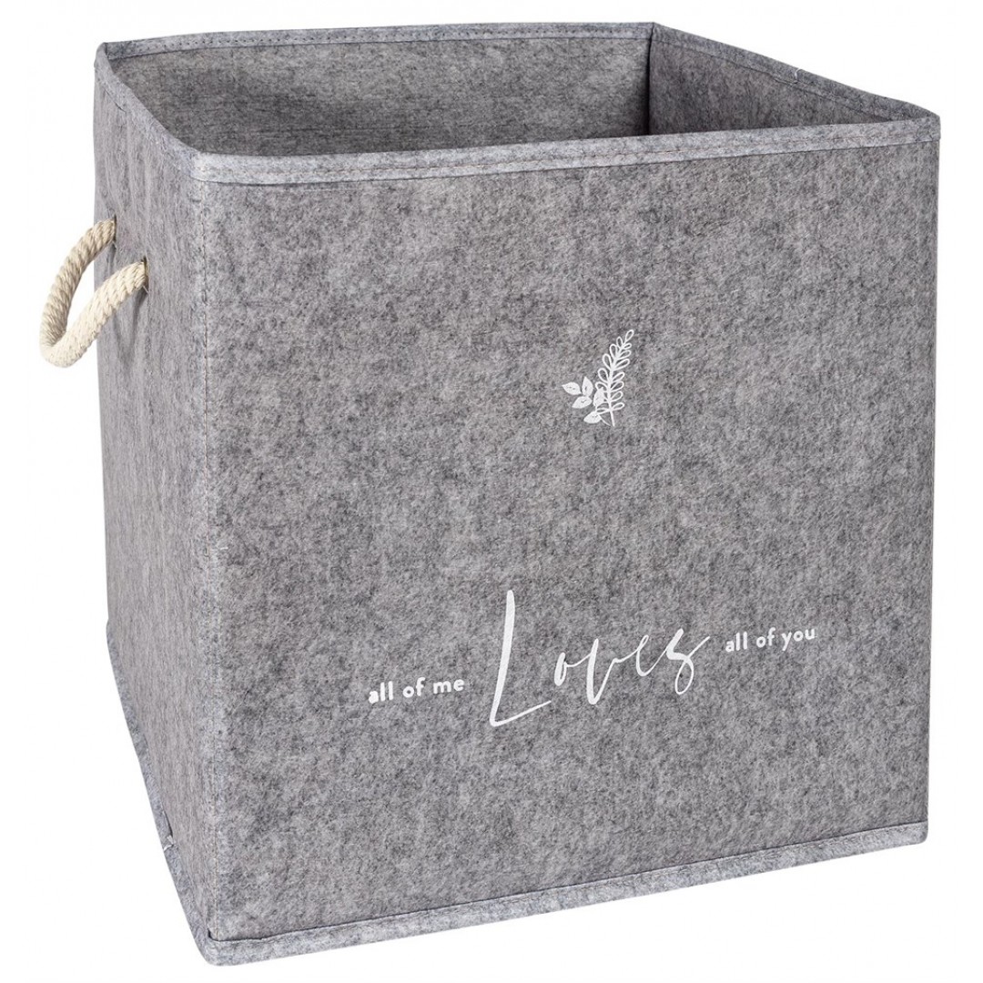 5 Adet Keçe Raf Organizer Kutu Organizer 30x30x30 Cm - 03679