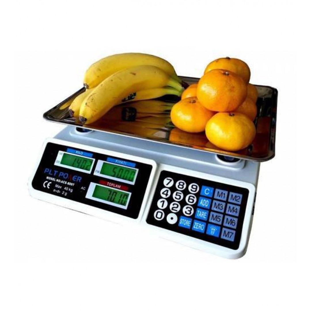 Dijital Göstergeli Elektronik Bakkal Kasap Manav Dijital Terazisi 40 Kg
